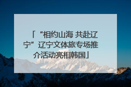 “相约山海 共赴辽宁”辽宁文体旅专场推介活动亮相韩国