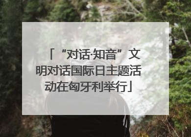 “对话·知音”文明对话国际日主题活动在匈牙利举行