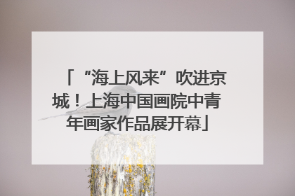“海上风来”吹进京城！上海中国画院中青年画家作品展开幕