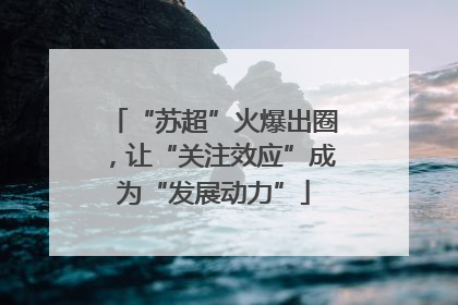 “苏超”火爆出圈，让“关注效应”成为“发展动力”
