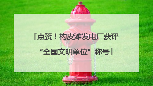 点赞！构皮滩发电厂获评“全国文明单位”称号