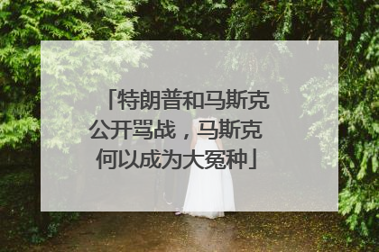 特朗普和马斯克公开骂战，马斯克何以成为大冤种