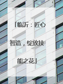 临沂：匠心智造，绽放技能之花