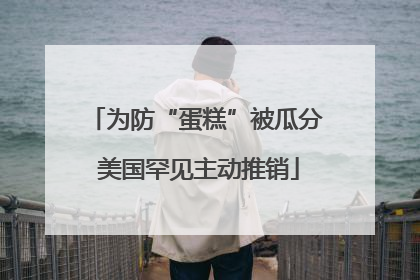为防“蛋糕”被瓜分 美国罕见主动推销