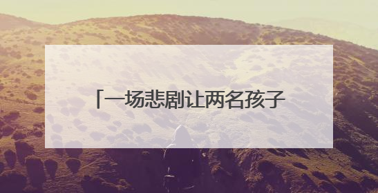 一场悲剧让两名孩子成“事实孤儿”，一次救助让希望重燃