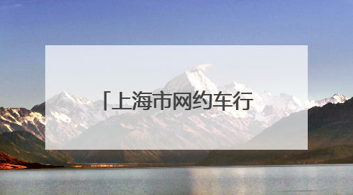 上海市网约车行业党建赋能行动开启 聚行业力量 深入城市服务