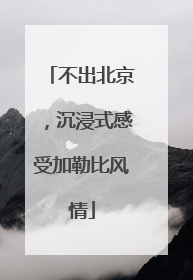 不出北京，沉浸式感受加勒比风情