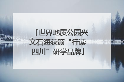 世界地质公园兴文石海获颁“行读四川”研学品牌