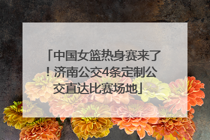 中国女篮热身赛来了！济南公交4条定制公交直达比赛场地