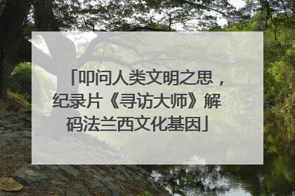 叩问人类文明之思，纪录片《寻访大师》解码法兰西文化基因