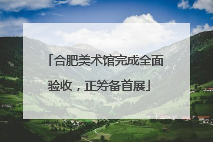 合肥美术馆完成全面验收，正筹备首展