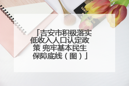 吉安市积极落实低收入人口认定政策 兜牢基本民生保障底线（图）