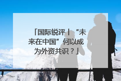 国际锐评丨“未来在中国”何以成为外资共识？