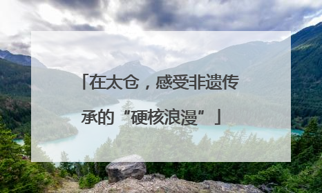 在太仓，感受非遗传承的“硬核浪漫”
