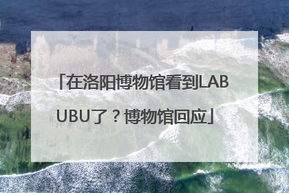 在洛阳博物馆看到LABUBU了？博物馆回应