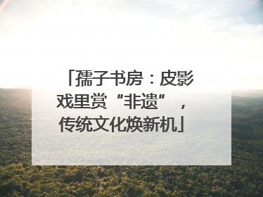 孺子书房：皮影戏里赏“非遗”，传统文化焕新机