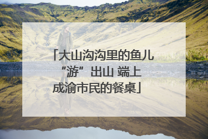 大山沟沟里的鱼儿 “游”出山 端上成渝市民的餐桌