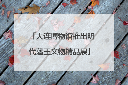 大连博物馆推出明代藩王文物精品展