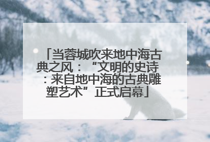 当蓉城吹来地中海古典之风：“文明的史诗：来自地中海的古典雕塑艺术”正式启幕