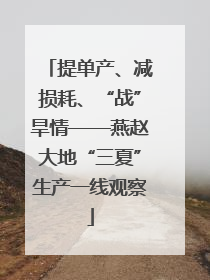 提单产、减损耗、“战”旱情——燕赵大地“三夏”生产一线观察