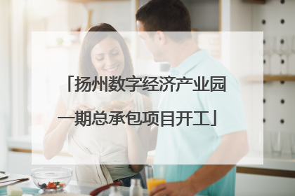扬州数字经济产业园一期总承包项目开工