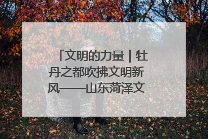 文明的力量｜牡丹之都吹拂文明新风——山东菏泽文明创建一线见闻