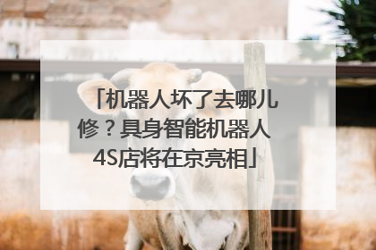 机器人坏了去哪儿修？具身智能机器人4S店将在京亮相
