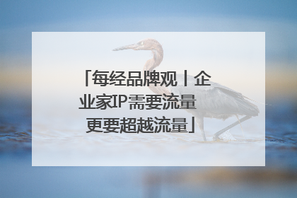 每经品牌观丨企业家IP需要流量 更要超越流量