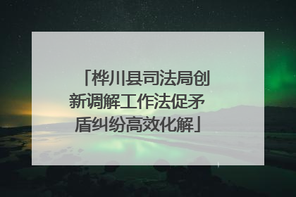 桦川县司法局创新调解工作法促矛盾纠纷高效化解