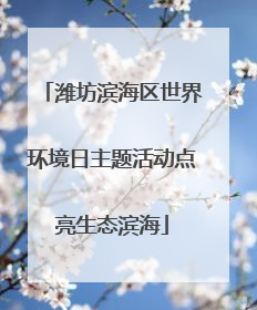 潍坊滨海区世界环境日主题活动点亮生态滨海