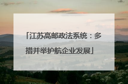 江苏高邮政法系统：多措并举护航企业发展