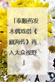 泰顺药发木偶戏借《藏海传》再入大众视野