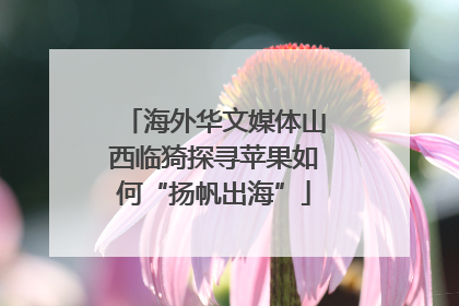 海外华文媒体山西临猗探寻苹果如何“扬帆出海”