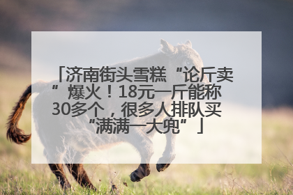 济南街头雪糕“论斤卖”爆火！18元一斤能称30多个，很多人排队买“满满一大兜”