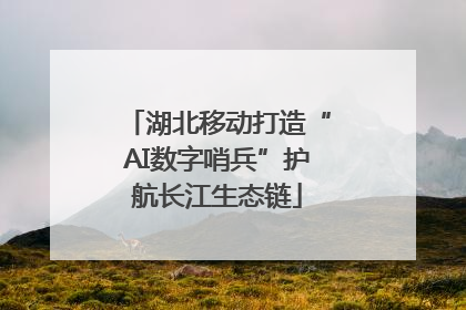 湖北移动打造“AI数字哨兵”护航长江生态链