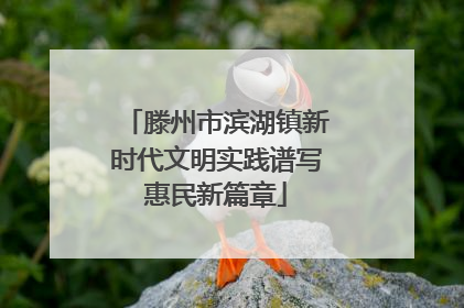 滕州市滨湖镇新时代文明实践谱写惠民新篇章