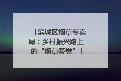 滨城区烟草专卖局：乡村振兴路上的“烟草答卷”