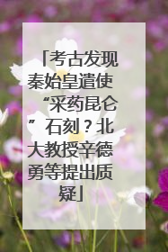 考古发现秦始皇遣使“采药昆仑”石刻？北大教授辛德勇等提出质疑