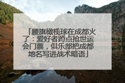 腰旗橄榄球在成都火了：爱好者蹲点抢世运会门票，俱乐部把成都地名写进战术暗语