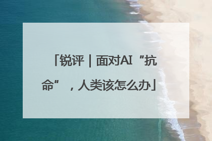 锐评｜面对AI“抗命”，人类该怎么办