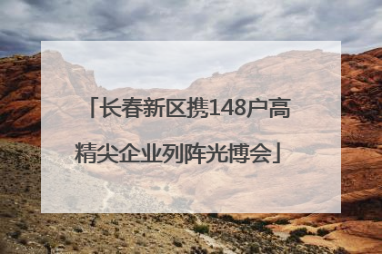 长春新区携148户高精尖企业列阵光博会