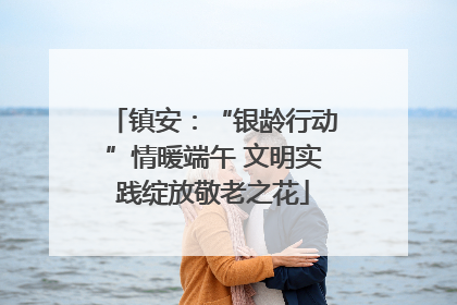 镇安：“银龄行动”情暖端午 文明实践绽放敬老之花