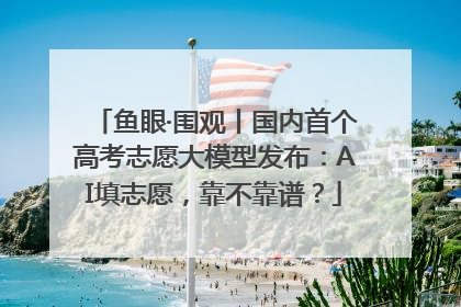 鱼眼·围观丨国内首个高考志愿大模型发布：AI填志愿，靠不靠谱？