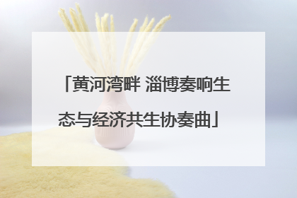 黄河湾畔 淄博奏响生态与经济共生协奏曲