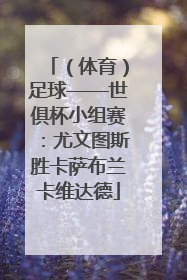 （体育）足球——世俱杯小组赛：尤文图斯胜卡萨布兰卡维达德