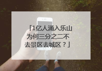 1亿人涌入乐山 为何三分之二不去景区去城区？