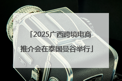 2025广西跨境电商推介会在泰国曼谷举行