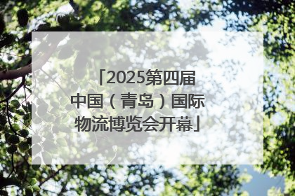 2025第四届中国（青岛）国际物流博览会开幕