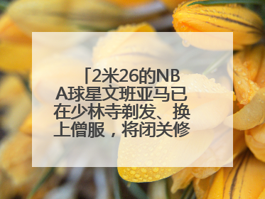 2米26的NBA球星文班亚马已在少林寺剃发、换上僧服，将闭关修行10天！少林寺回应：人在寺里