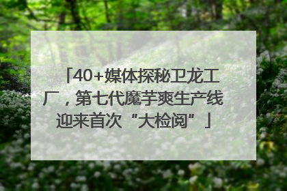 40+媒体探秘卫龙工厂，第七代魔芋爽生产线迎来首次“大检阅”
